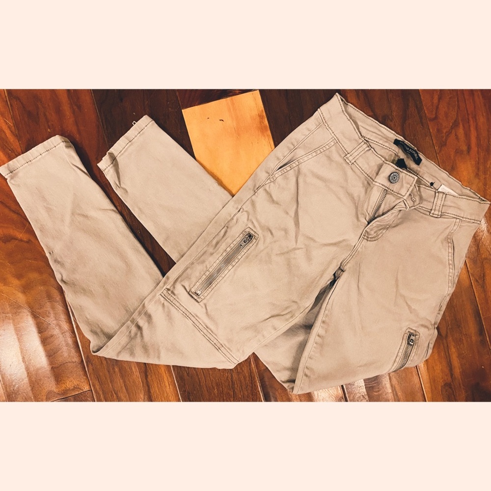 banana republic zip skinny jeans